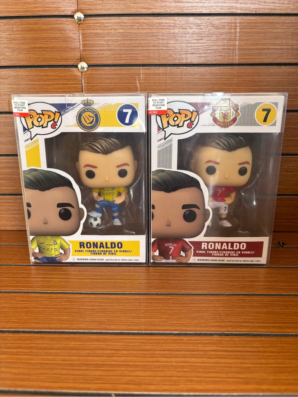 Cristiano Ronaldo Al Nassr & Manchester United Custom Figure Set